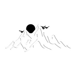 Wallity Full Mount And Mountain - 2 Blanco y negro